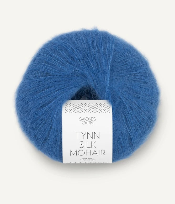 Sandnes Tynn Silk Mohair Regatta Blå 6044