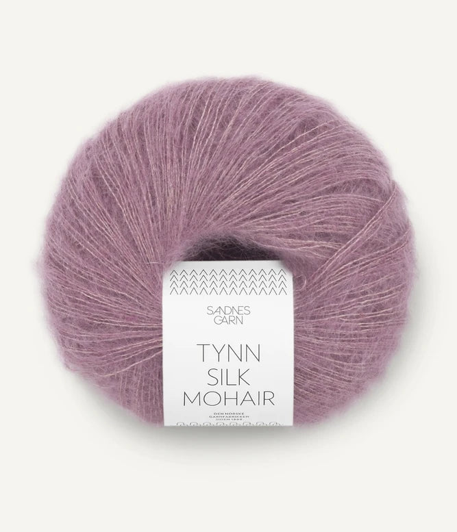 Sandnes Tynn Silk Mohair Rosa Lavendel 4632