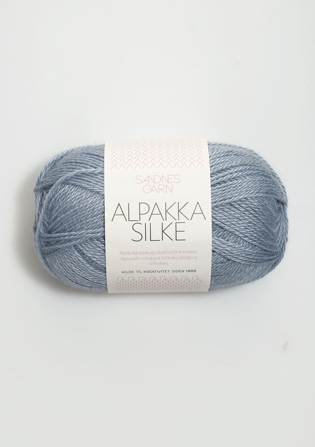 Sandnes Alpakka Silke Støvet Blå 6041