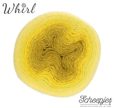 Scheepjes Whirl The Ombré Collection 551 Daffodil Dolally garn