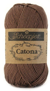 Scheepjes Catona 507 Chocolate garn