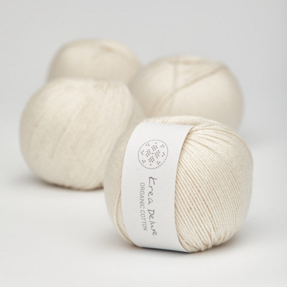 Krea Deluxe Økologisk Bomuld Organic Cotton 01 garn
